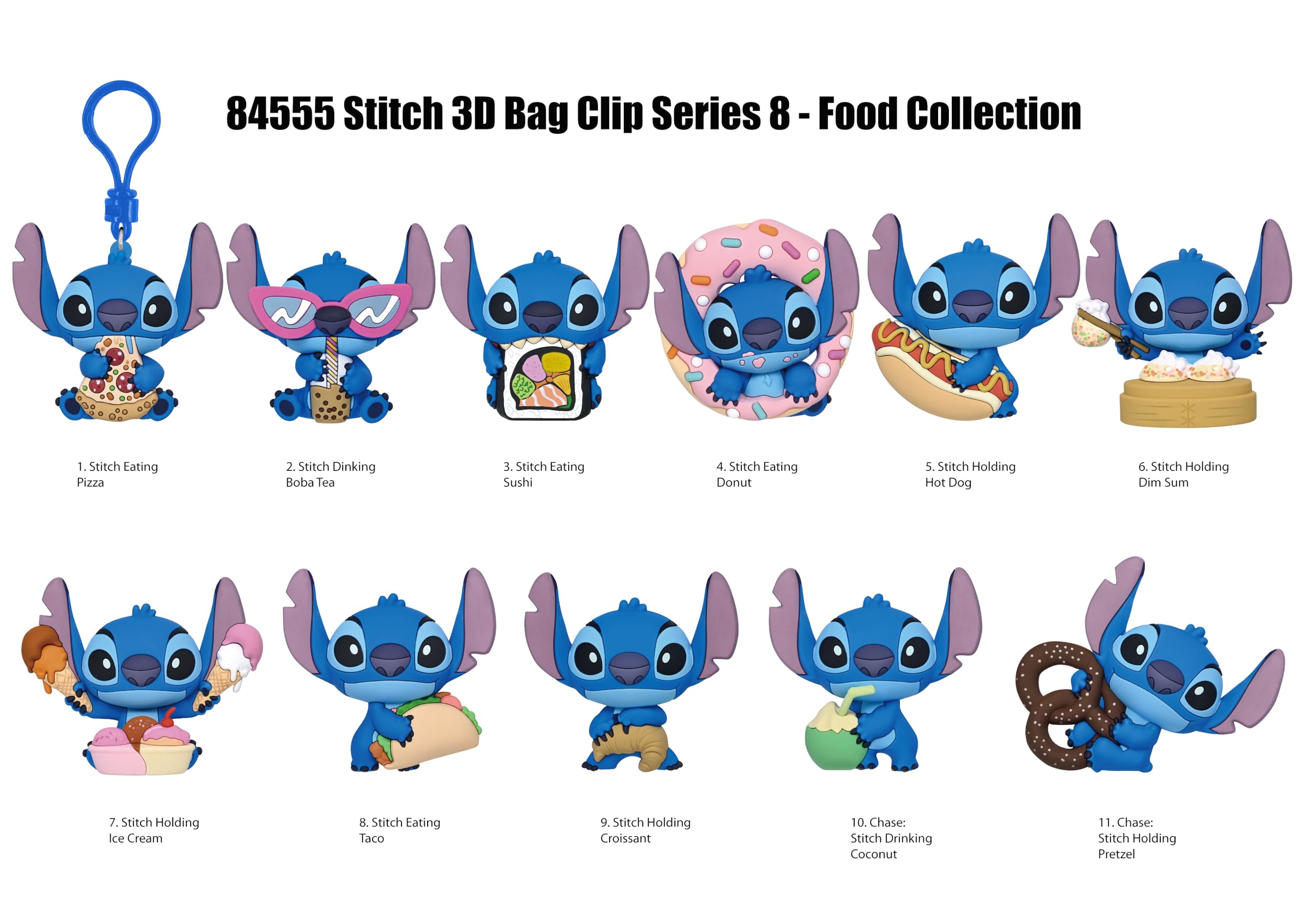 Amazon.com: Disney Lilo & Stitch 3D Foam Blind Bag Key Chains